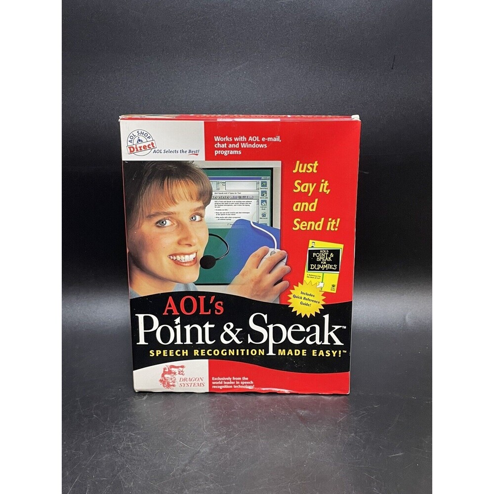 AOL Point And Speak Computer/Speech Recognition Book Reference